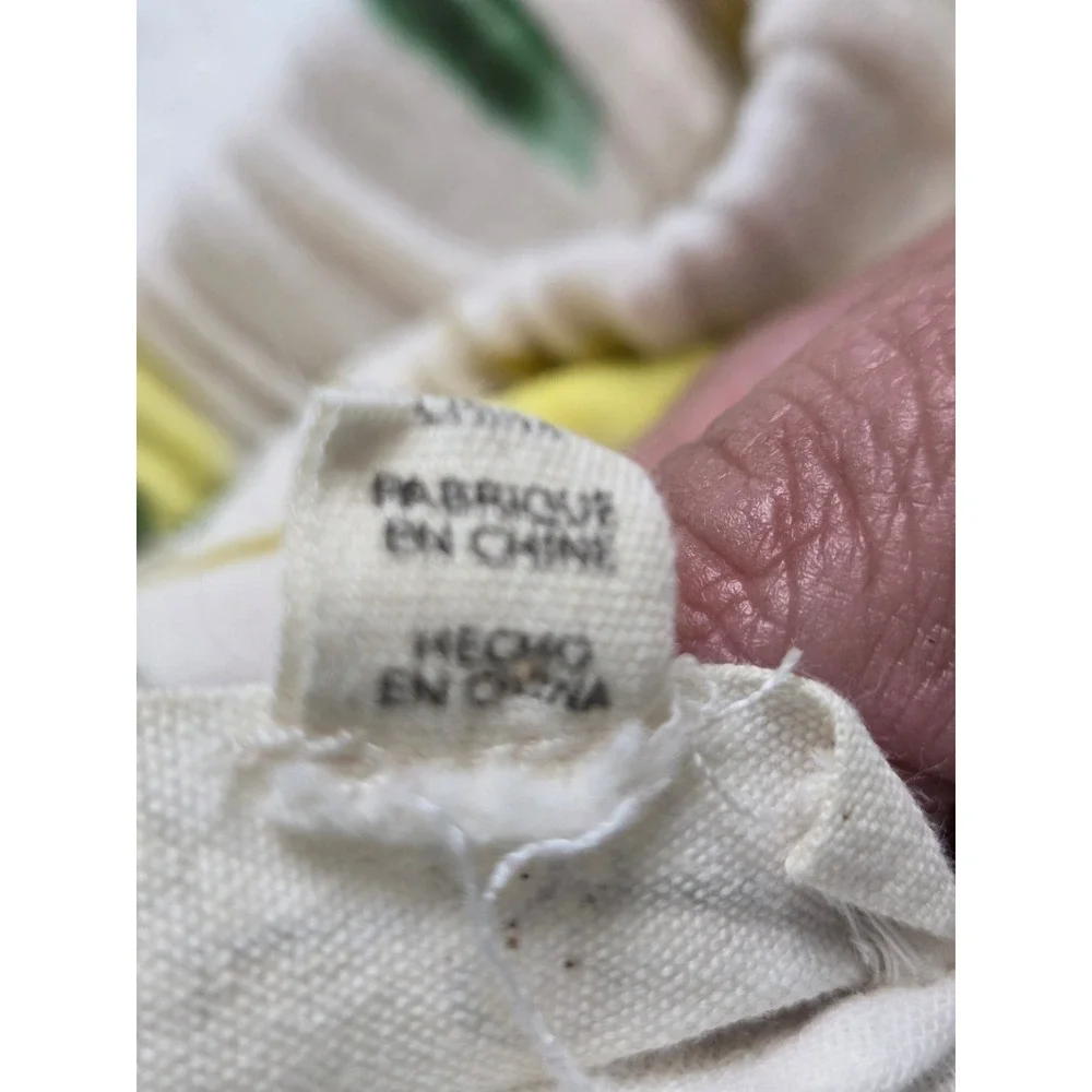 Jessica Simpson Baby Girl Lemon Print Cotton Gauze Top and Bloomers Set 12M‎